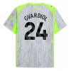 Camiseta Manchester City Josko Gvardiol #24 Tercera Equipación Replica 2025-26 mangas cortas